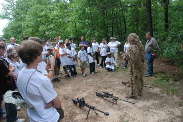 Little Warriors experience Army at Camp Robinson 