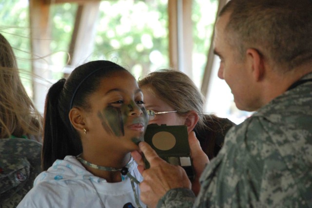 Little Warriors experience Army at Camp Robinson