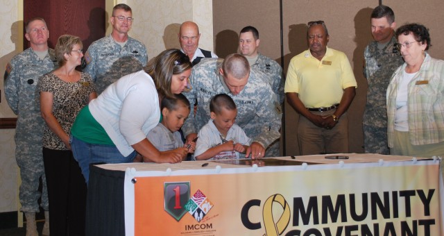 Fort Riley, Geary County reaffirm commitment with Army Community Covenant signing