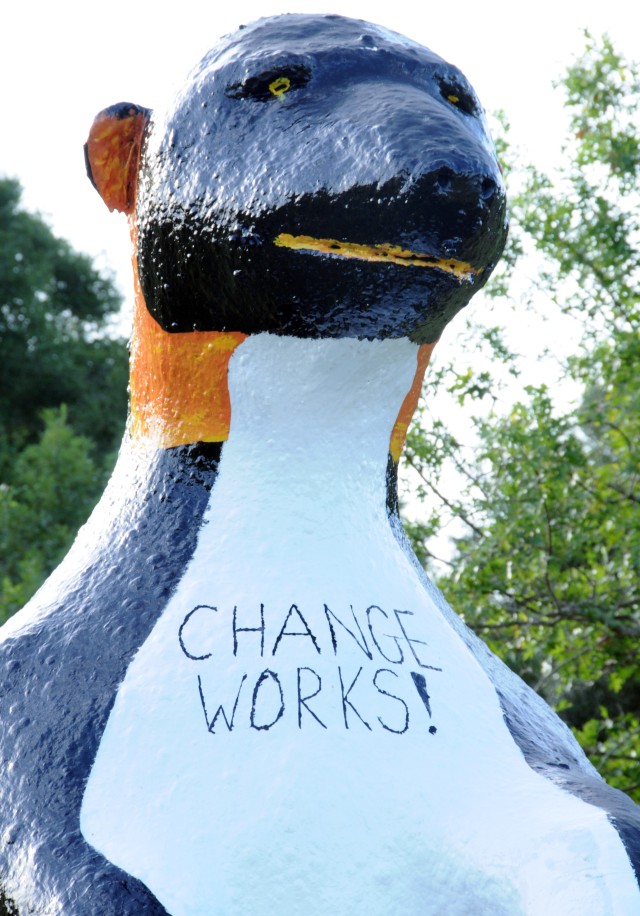 Fort Rucker&#039;s Sgt. Ted E. Bear promotes change initiative