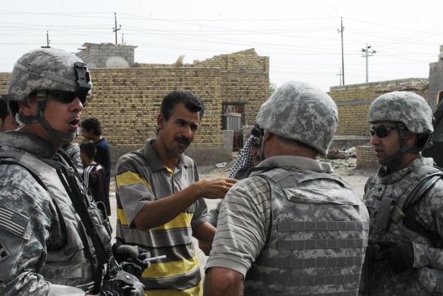 Iraqi citizens turn on the lights