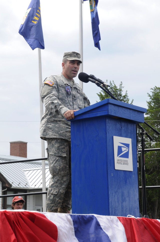 Jamboree stamp ceremony