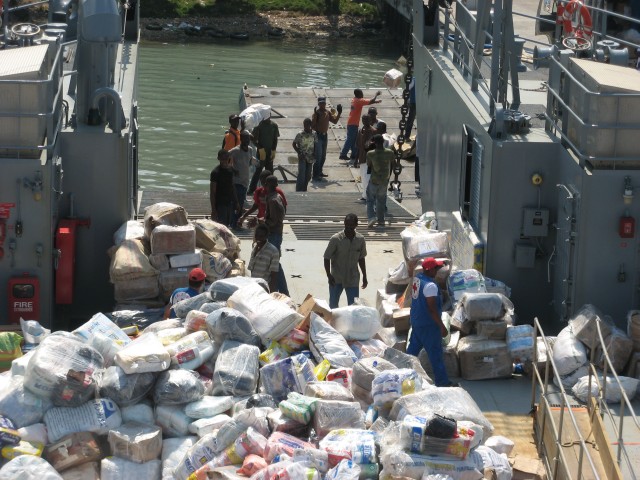 Army delivers humanitarian aid