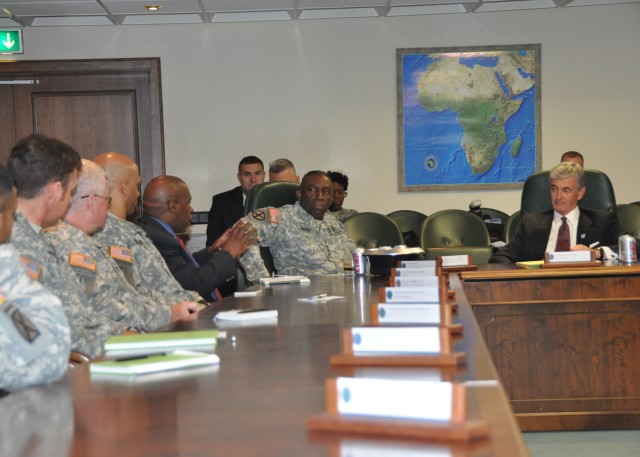 Army Secretary McHugh rallies with U.S. Africa Command