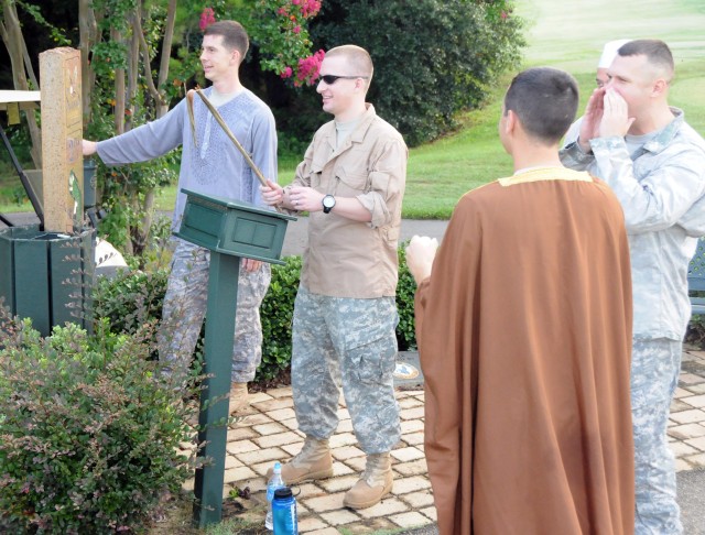 Aviation Captains Career Course students conduct IED exercise