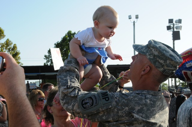 293rd MPs return home