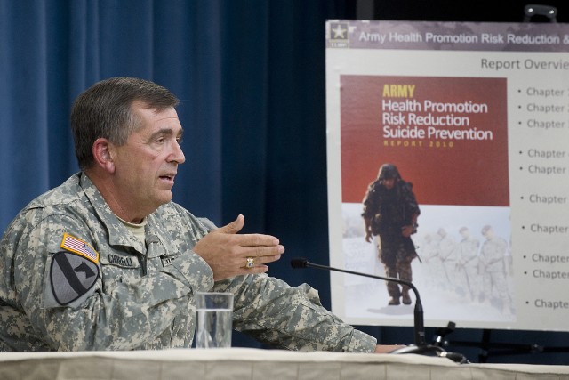 Army releases report on suicide, high risk behavior