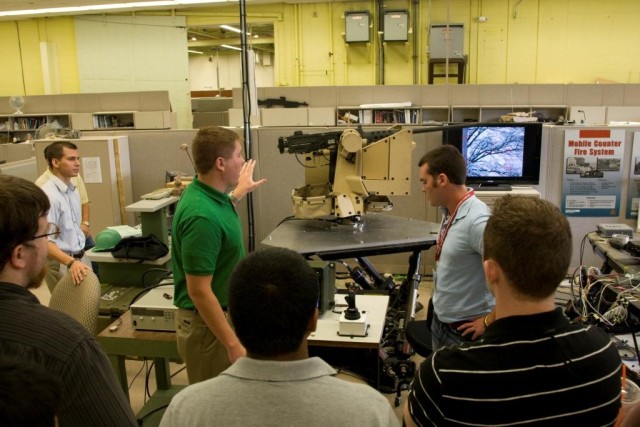 Summer interns tour Picatinny Arsenal