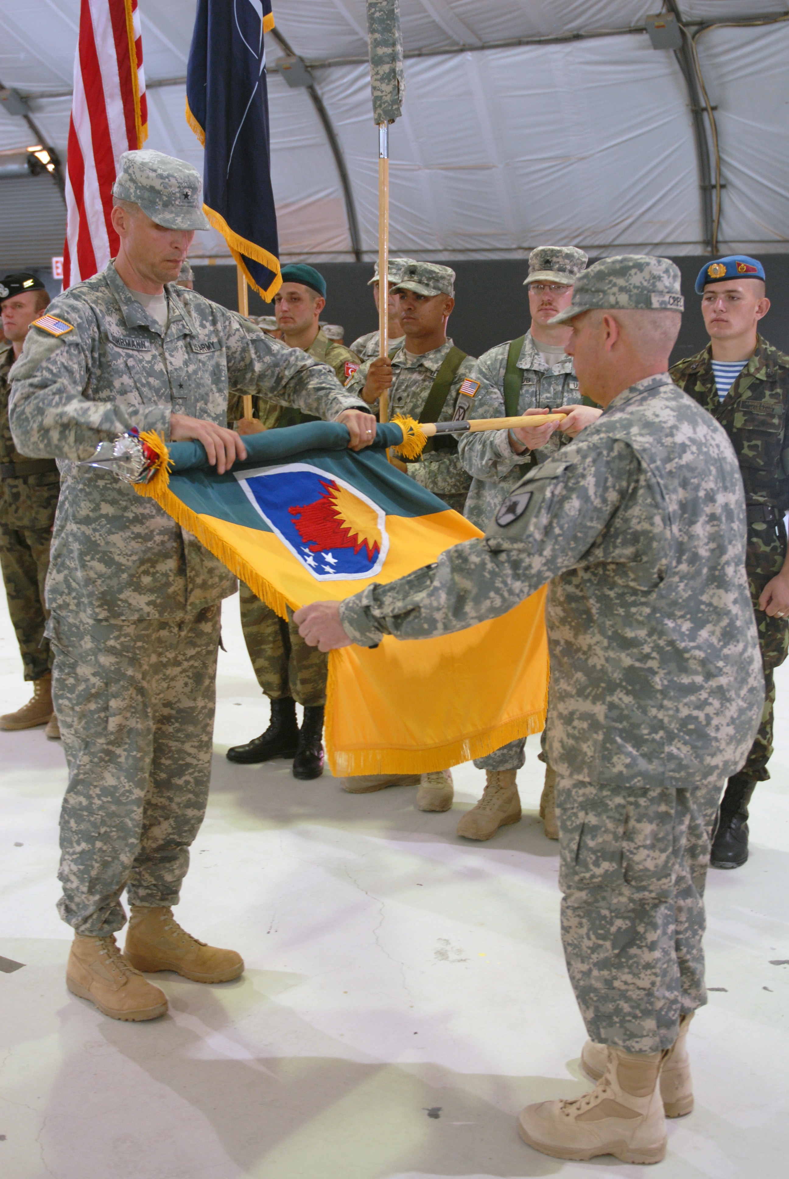 Puerto Rico National Guard Led Battle Group Assumes Mission In Eastern