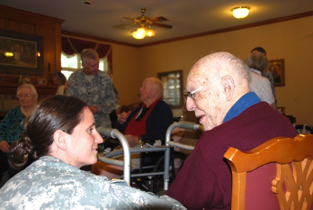 First Army visits veterans, retirees