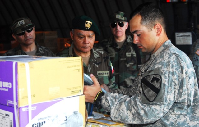 Training with Chilean Army