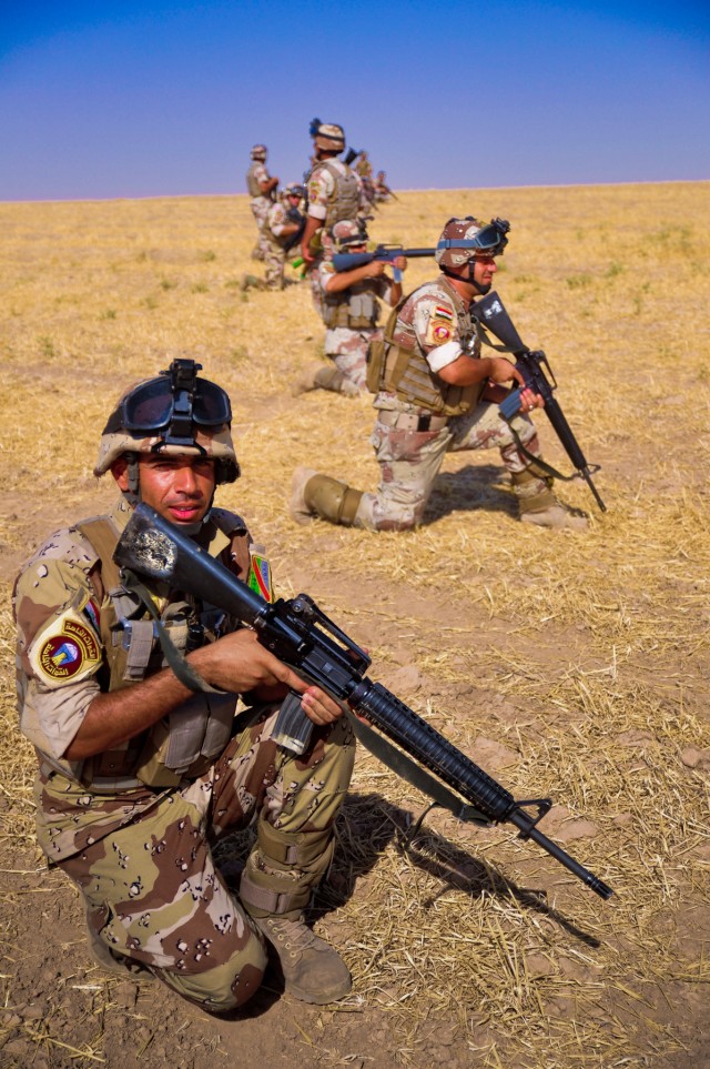 U.S. ground, air join Iraqi Army in training