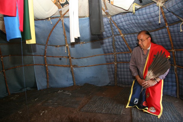 Lodge offers traditional ceremonies