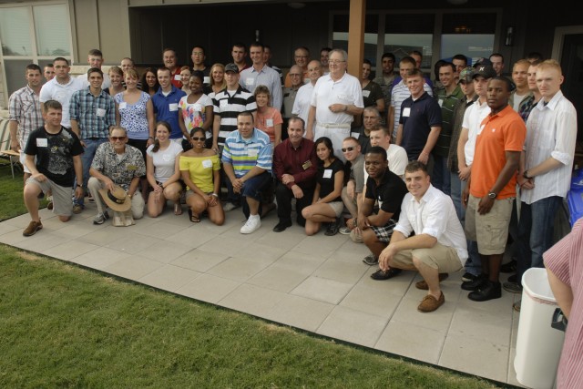 FORT HOOD, Texas - More than 40 West Point cadets and Heart of Texas West Point Society members gathered at the home of 3rd Brigade Combat Team, 1st Cavalry Division commander, Col. Douglas Crissman, to relax and talk with former West Point...