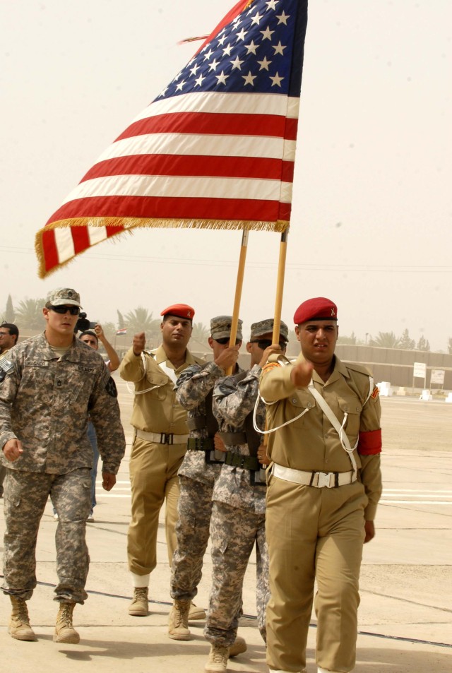 US, Iraqi leaders bid farewell to last American combat brigade