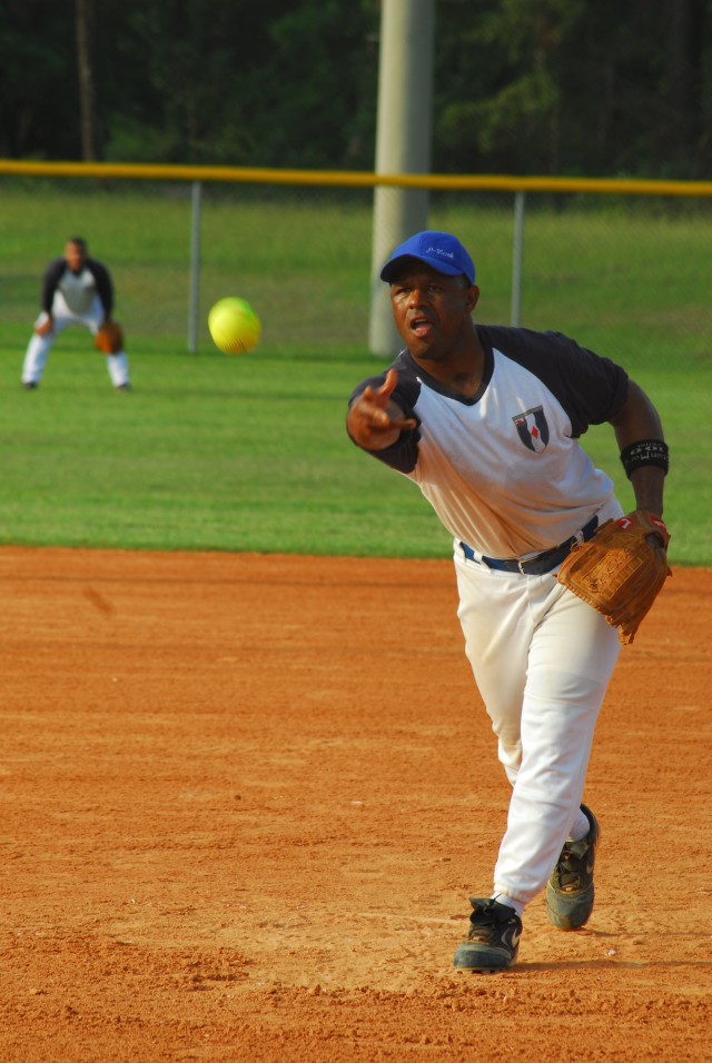 4-10th takes active-duty softball title: Golf continues; flag football set for September start
