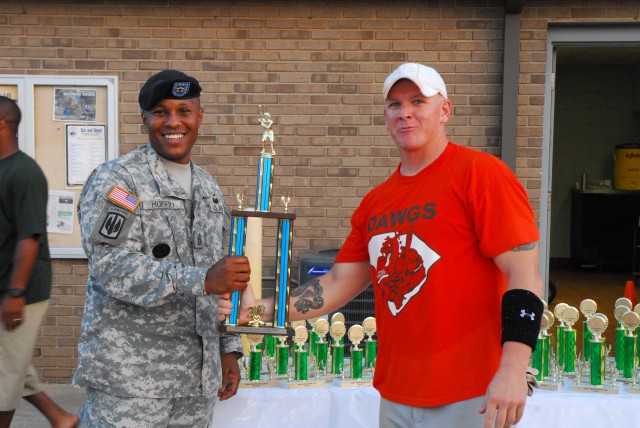 4-10th takes active-duty softball title: Golf continues; flag football set for September start