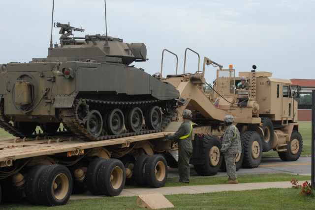Tanks moving