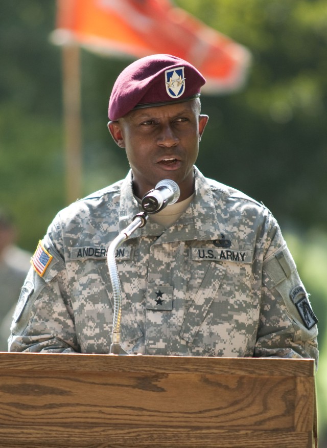 Maj. Gen. Rodney Anderson, XVIII Airborne Corps 