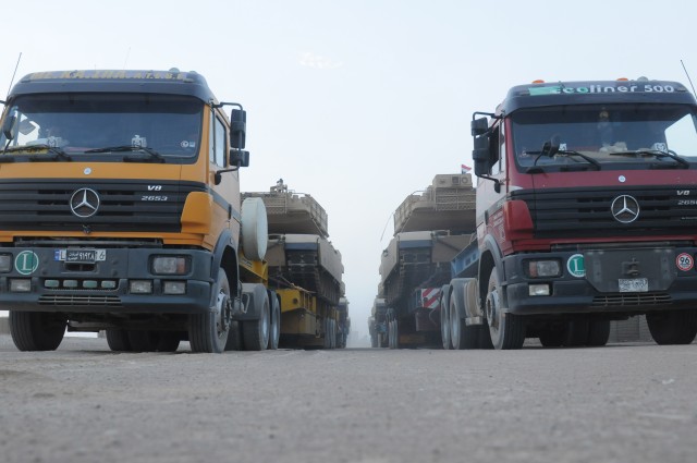 Tanks delivered to Iraqi Army