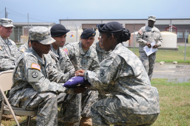 Sustainers, Transporters render funeral honors