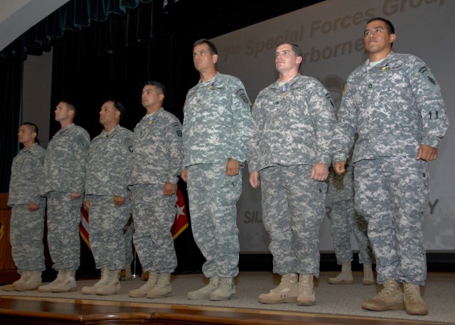 7th Special Forces Group Soldiers receive Silver Stars for battlefield valor in Afghanistan