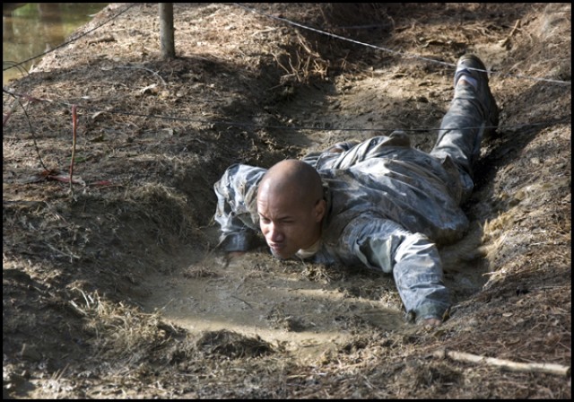 Dive through the mud