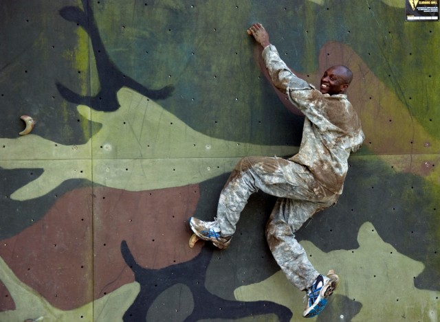 Up the wall