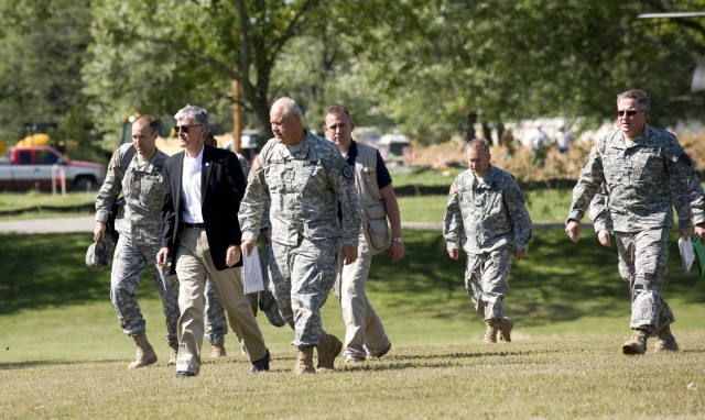 Army Secretary visits Camp Atterbury and Muscatatuck