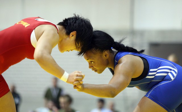 Soldier leads women at CISM Wrestling Championships