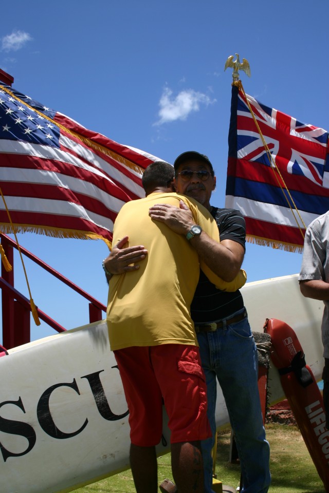 PARC lifeguards work together to save a life