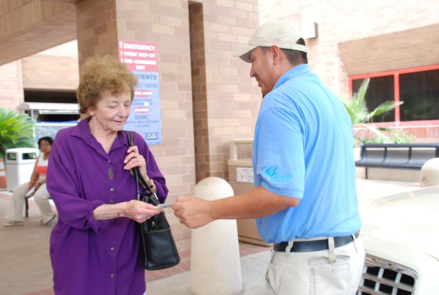 Brooke Army Medical Center provides Valet Parking to its Patients