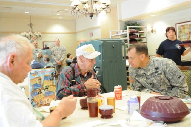 Past Veterans meet with the newest Vets