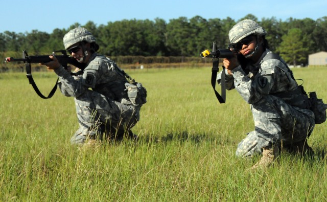 Soldiers helping Soldiers--Battle buddies assist in military training, life