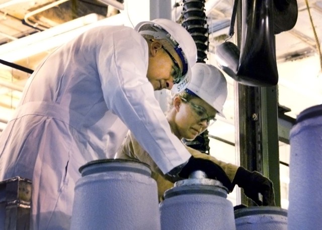 BG Maddux looks at 500-pound bomb