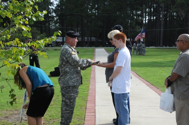 434th Soldier honored at Warriors Walk