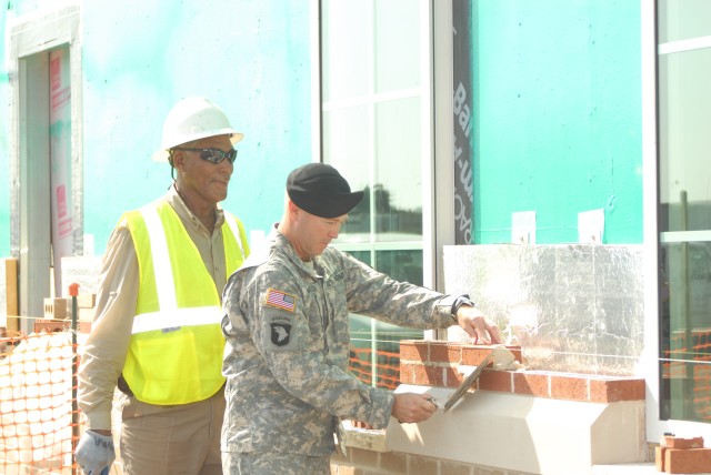 Bricklaying ceremony stepping stone to new 4th IBCT complex