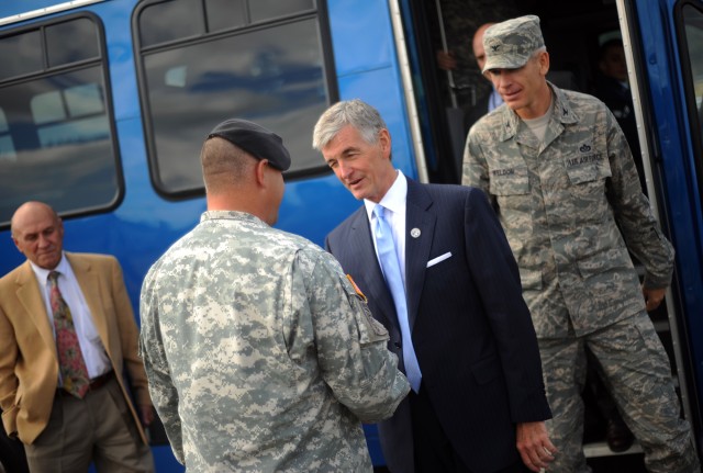 Secretary of the Army at Joint Base Lewis-McChord