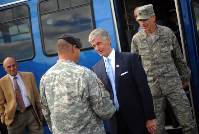 Secretary of the Army at Joint Base Lewis-McChord