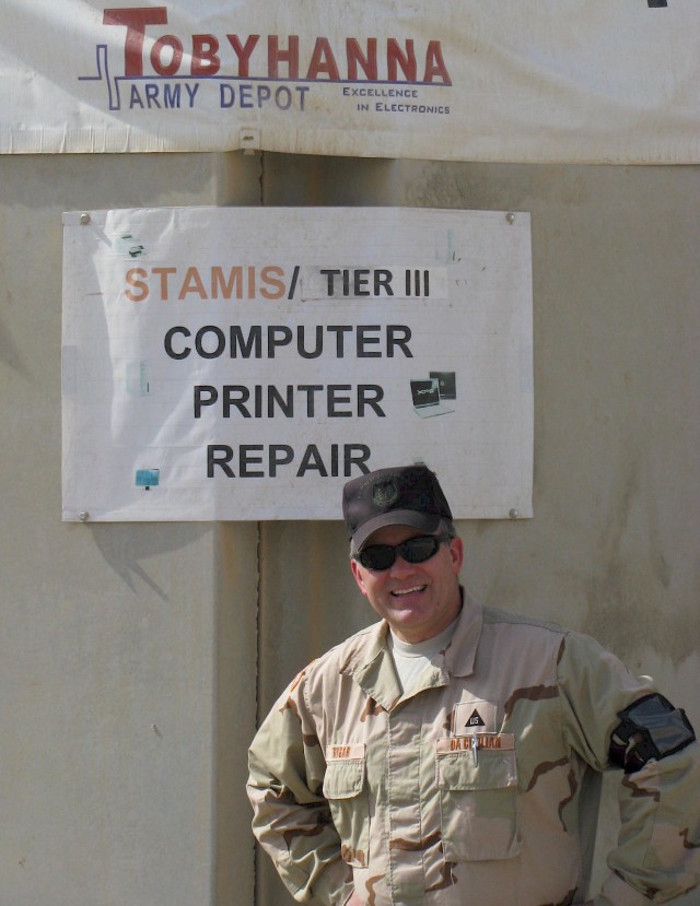 Tobyhanna employee performs Desert Duty