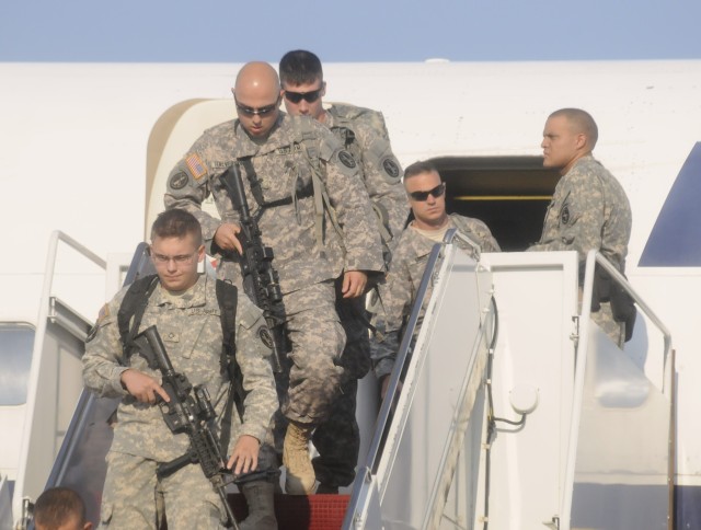 Charlie Company returns from deployment