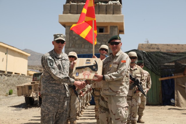 TF Iron Soldiers join Macedonian Ranger's birthday celebration