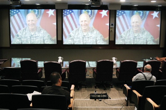 Cone briefs media about new command, new mission, way ahead
