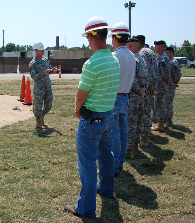 Flagpole Installation - U.S. Army Forces Command (Forward) and U.S. Army Reserve Command (Forward) Headquarters, Fort Bragg, N.C., Sept. 1, 2010