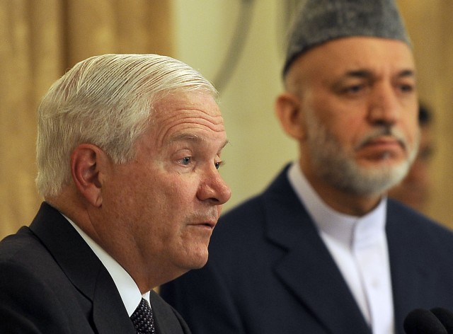 Gates, Karzai Discuss Way Ahead in Afghanistan
