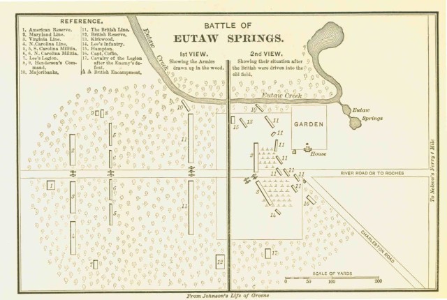 Eutaw Springs Map