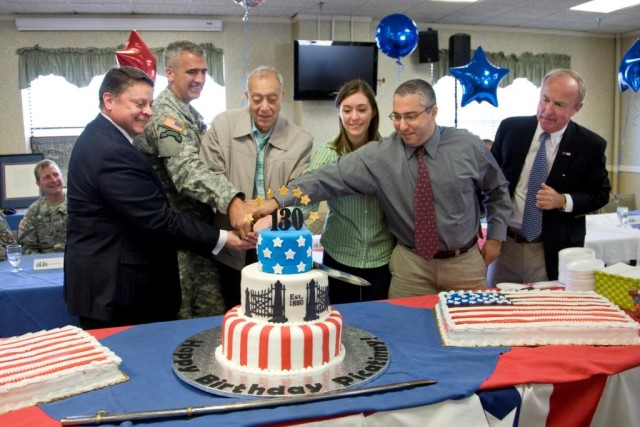 Cutting the cake