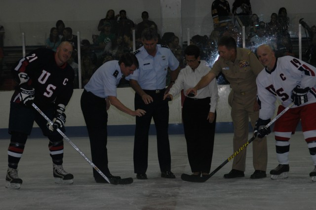 Hockey charity game for wounded warriors breaks the ice