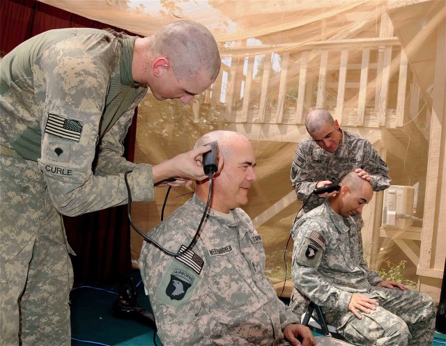 Task Force Red Knight Soldiers join fight against cancer