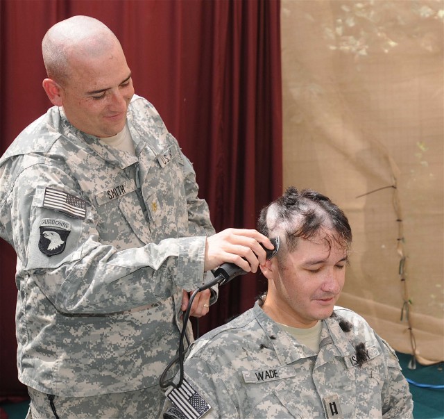 Task Force Red Knight Soldiers join fight against cancer